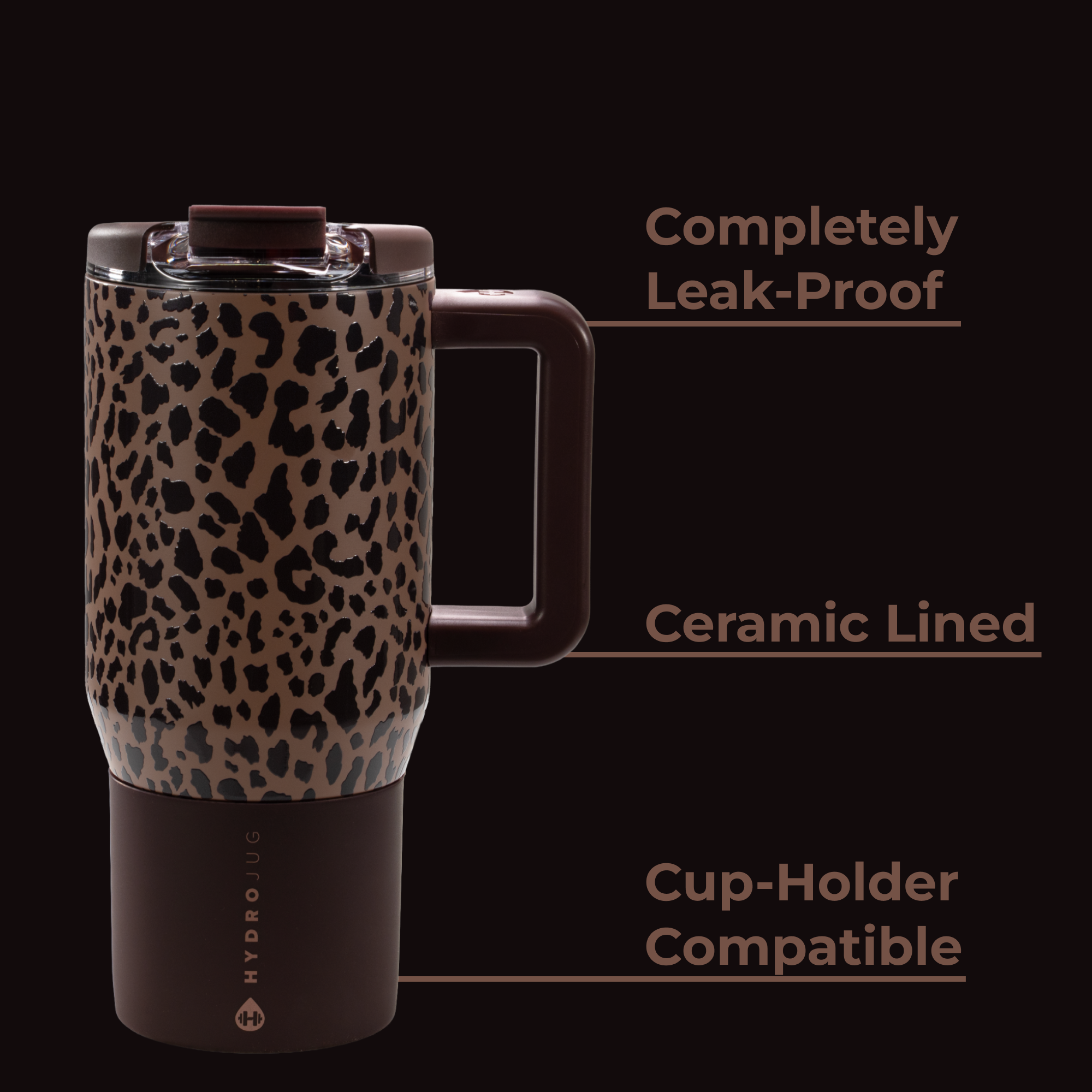 Select Brown Leopard - Coffee Traveler | C3JZFMRC